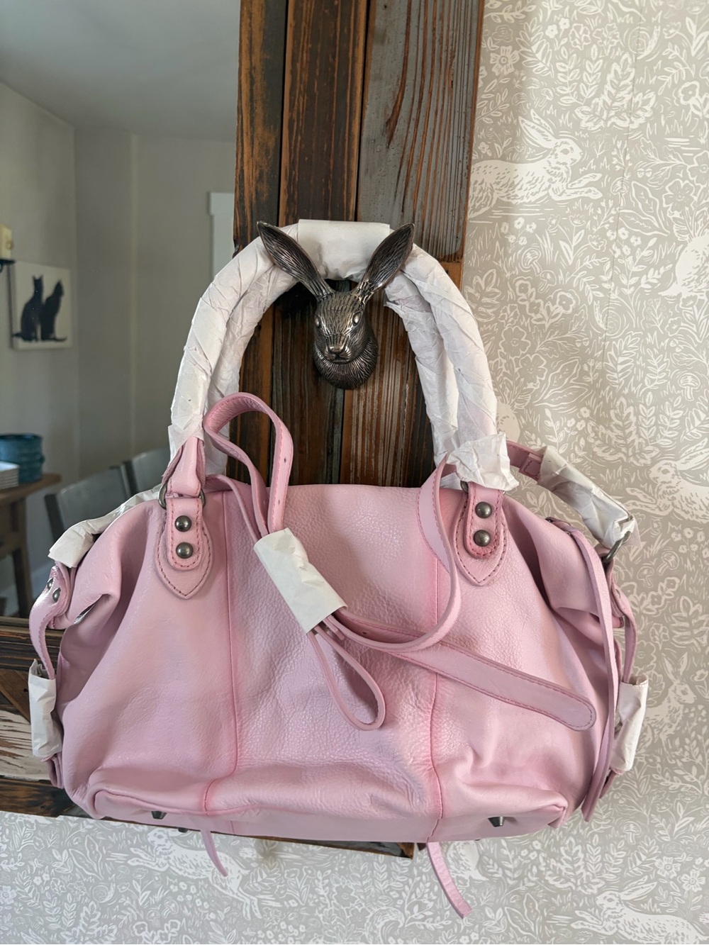 Free People We the Free Baby Emerson Tote Bag NWT - Peony - Picture 4 of 6